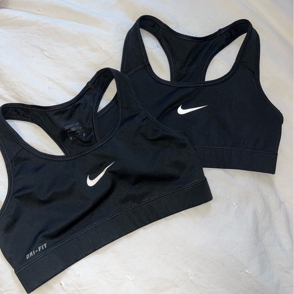 Nike Dri Fit Swoosh Sports Bra - Picture 2 of 7